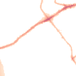 Night-time road noise heatmap for M30 7HH