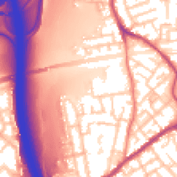 Daytime road noise heatmap for M30 7JH