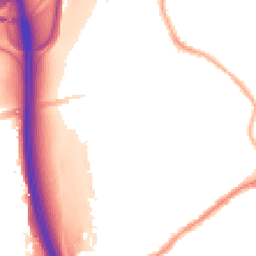 Night-time road noise heatmap for M30 7JH