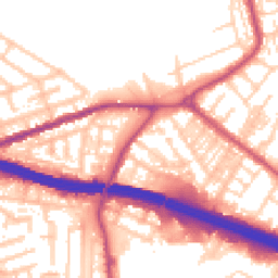 Daytime road noise heatmap for M30 8AF