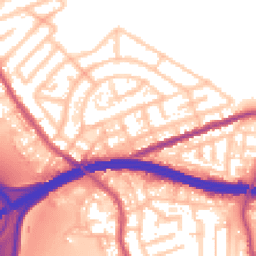 Daytime road noise heatmap for M30 8DF