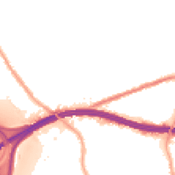Night-time road noise heatmap for M30 8DF