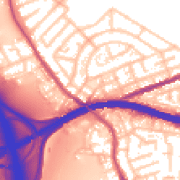 Daytime road noise heatmap for M30 8DL