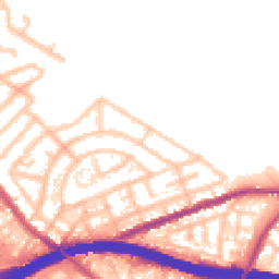 Daytime road noise heatmap for M30 8DX