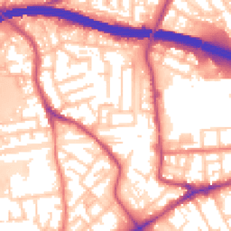Daytime road noise heatmap for M30 8EL