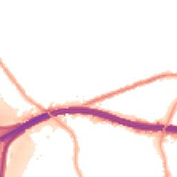 Night-time road noise heatmap for M30 8HA