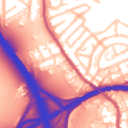 Daytime road noise heatmap for M30 8HR