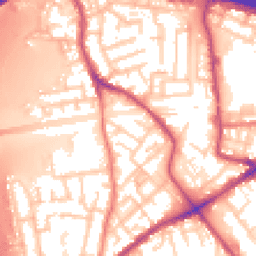 Daytime road noise heatmap for M30 8PN