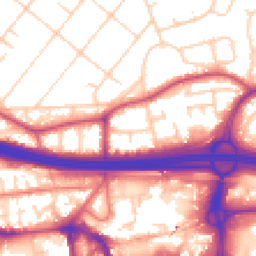 Daytime road noise heatmap for M30 9AE