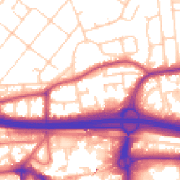 Daytime road noise heatmap for M30 9AF