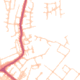 Daytime road noise heatmap for M30 9DR