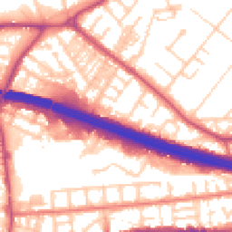 Daytime road noise heatmap for M30 9GH