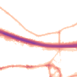 Night-time road noise heatmap for M30 9GW
