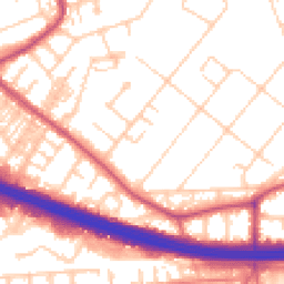 Daytime road noise heatmap for M30 9LP