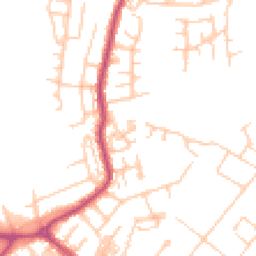Daytime road noise heatmap for M30 9NP