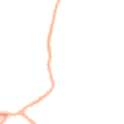 Night-time road noise heatmap for M30 9NP