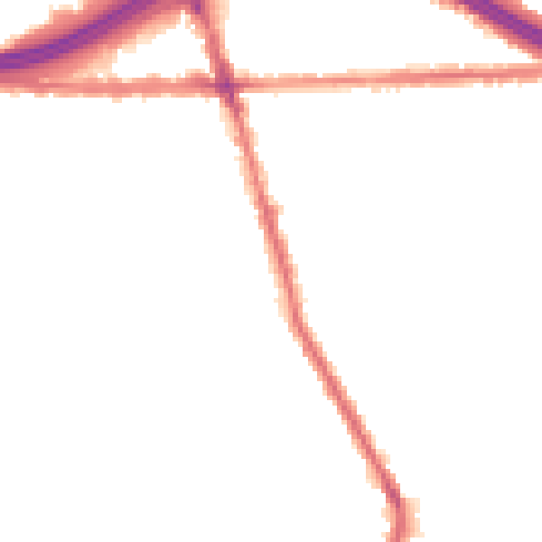 Night-time road noise heatmap for M34 2AG