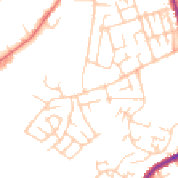 Daytime road noise heatmap for M34 2BS