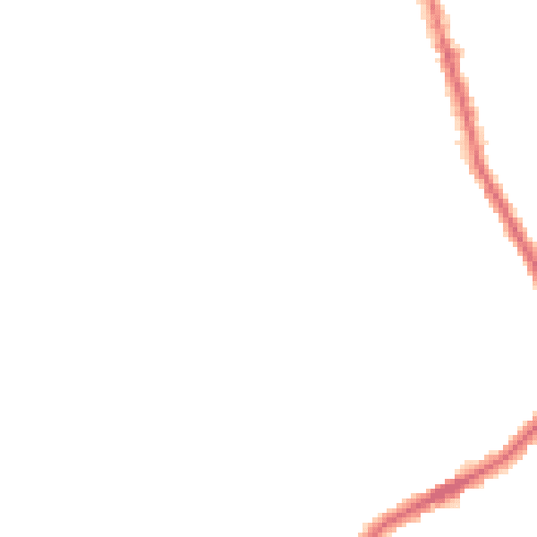 Night-time road noise heatmap for M34 2DF