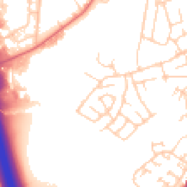 Daytime road noise heatmap for M34 2DR