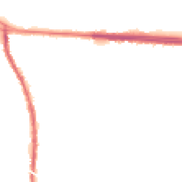 Night-time road noise heatmap for M34 2LQ
