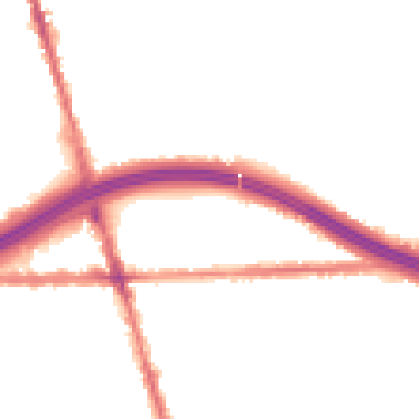 Night-time road noise heatmap for M34 3AR