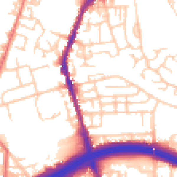 Daytime road noise heatmap for M34 3FP