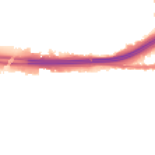 Night-time road noise heatmap for M34 3RQ