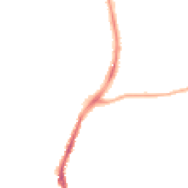 Night-time road noise heatmap for M34 5EL