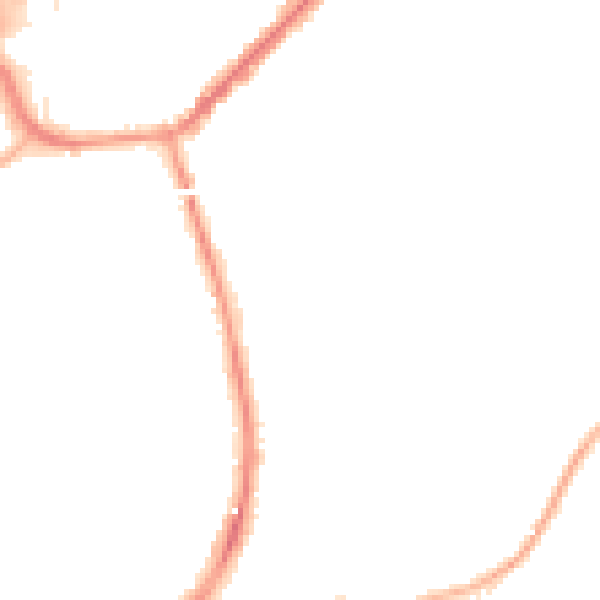 Night-time road noise heatmap for M34 5ZL