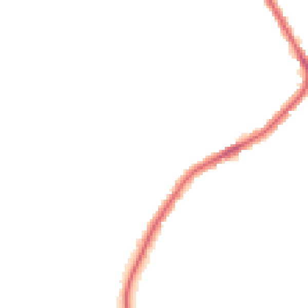 Night-time road noise heatmap for M34 6FX