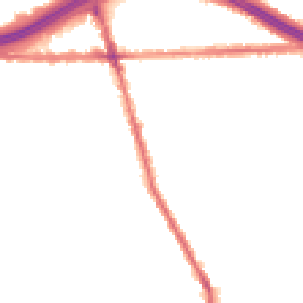 Night-time road noise heatmap for M34 6HF