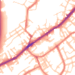 Daytime road noise heatmap for M35 0AN
