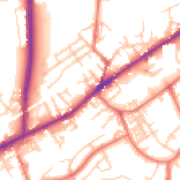 Daytime road noise heatmap for M35 0AS