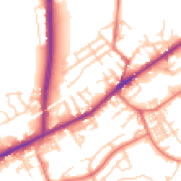 Daytime road noise heatmap for M35 0AU