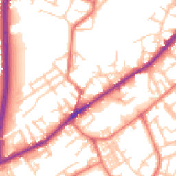 Daytime road noise heatmap for M35 0AW