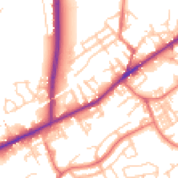 Daytime road noise heatmap for M35 0AX