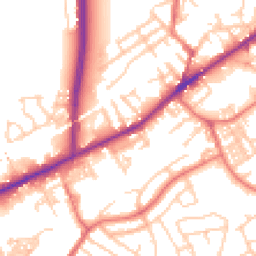 Daytime road noise heatmap for M35 0AY