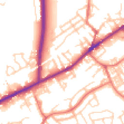 Daytime road noise heatmap for M35 0AZ