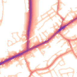 Daytime road noise heatmap for M35 0BB