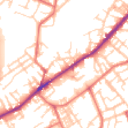 Daytime road noise heatmap for M35 0BE