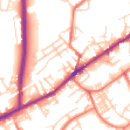 Daytime road noise heatmap for M35 0BF