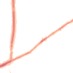 Night-time road noise heatmap for M35 0BF