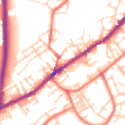 Daytime road noise heatmap for M35 0BL