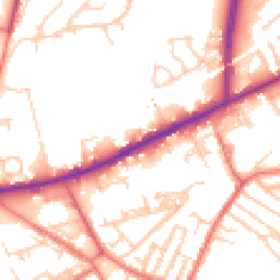 Daytime road noise heatmap for M35 0BR