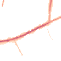 Night-time road noise heatmap for M35 0BR