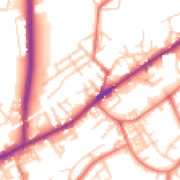 Daytime road noise heatmap for M35 0BT