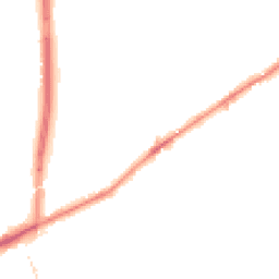 Night-time road noise heatmap for M35 0BT