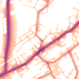 Daytime road noise heatmap for M35 0DL