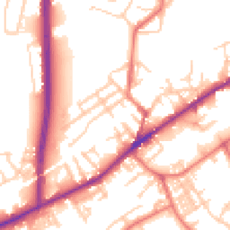 Daytime road noise heatmap for M35 0DP
